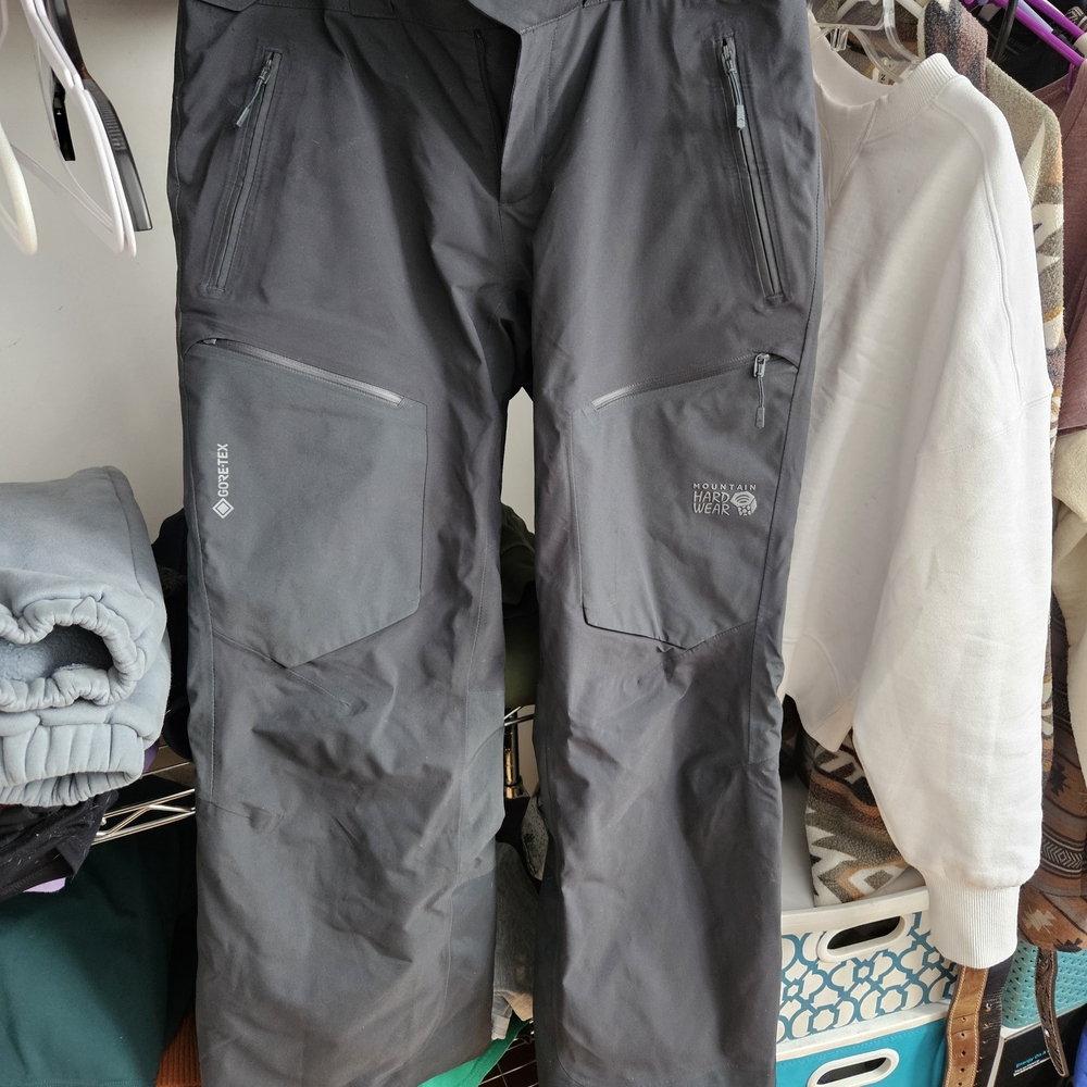 Mountain Hardwear Gray Ski Pants